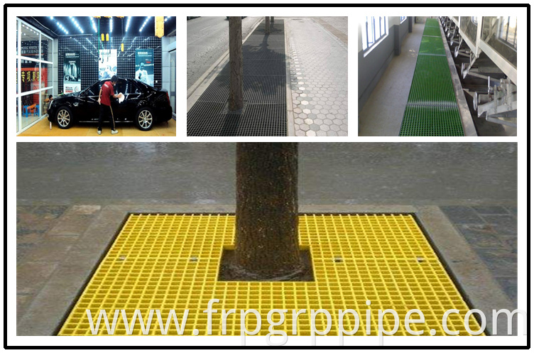 Moulded Fibreglass Grating for Australia / Molded FRP / GRP Gratings grp floor grids